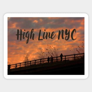 High Line Sunset Sticker